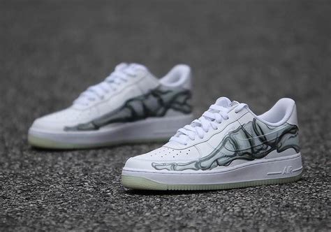 nike air force skeleton weiß|white skeleton af1 dhgate.